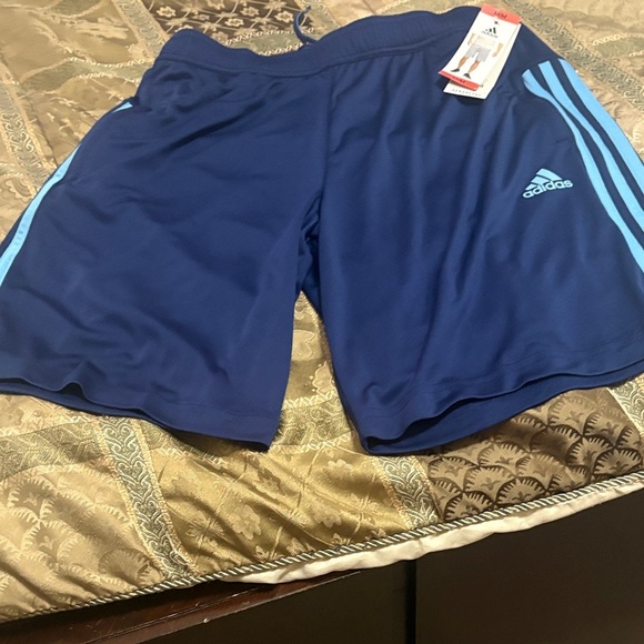 adidas Other - Adidas Men's Navy and Light Blue Athletic Shorts
